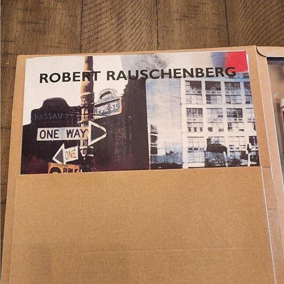 ROBERT RAUSCHENBERG Art Ed Books and Paint Kit Janet Boris - Picture 3 of 3
